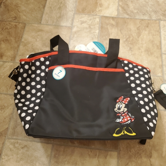 NWT disney multi piece diaper bag minnie mouse - Picture 11 of 11